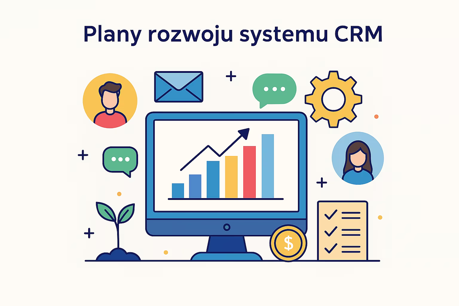 Mapa kraju symbolizująca skalowanie rozwiązania